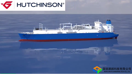 Hope Great in collaboration with Hutchinson, wins the bid for supporting facilities for the Mark-III LNG carrier.
